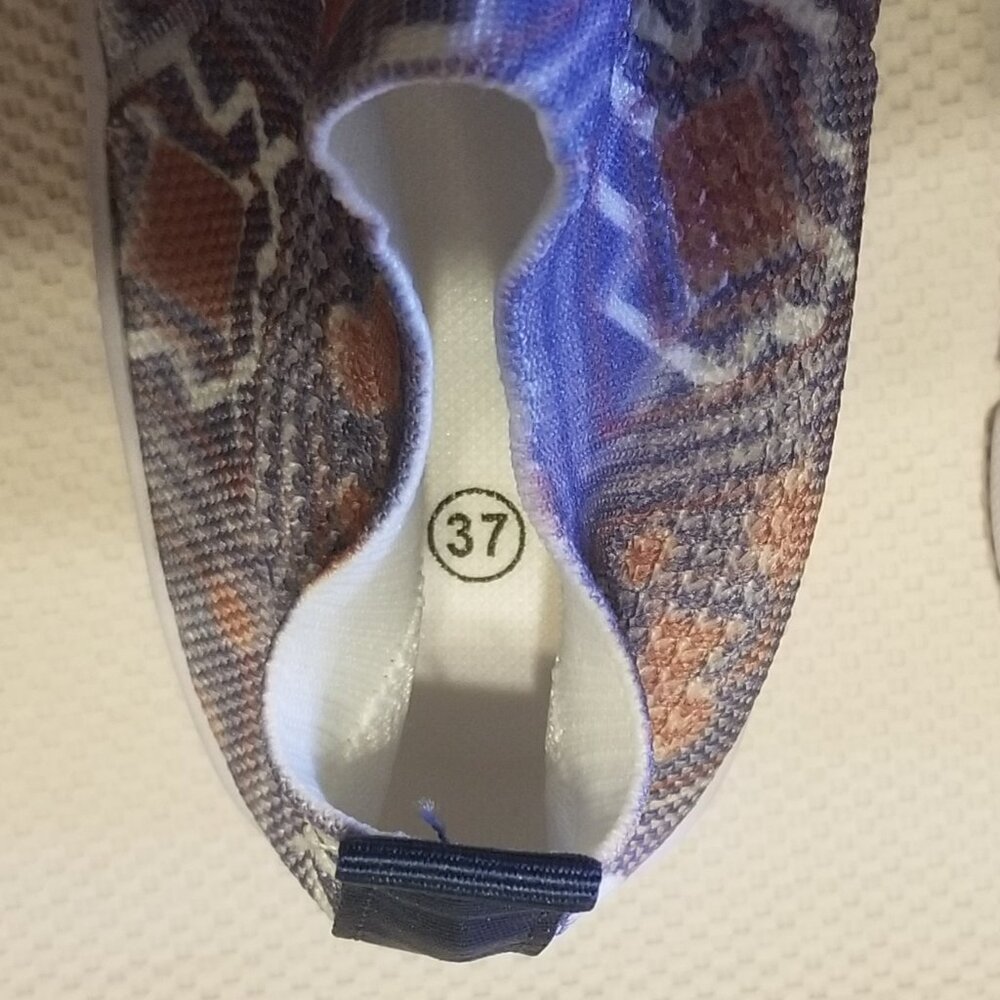 southwestern style slip-on shoes, colorful - Picture 4 of 4